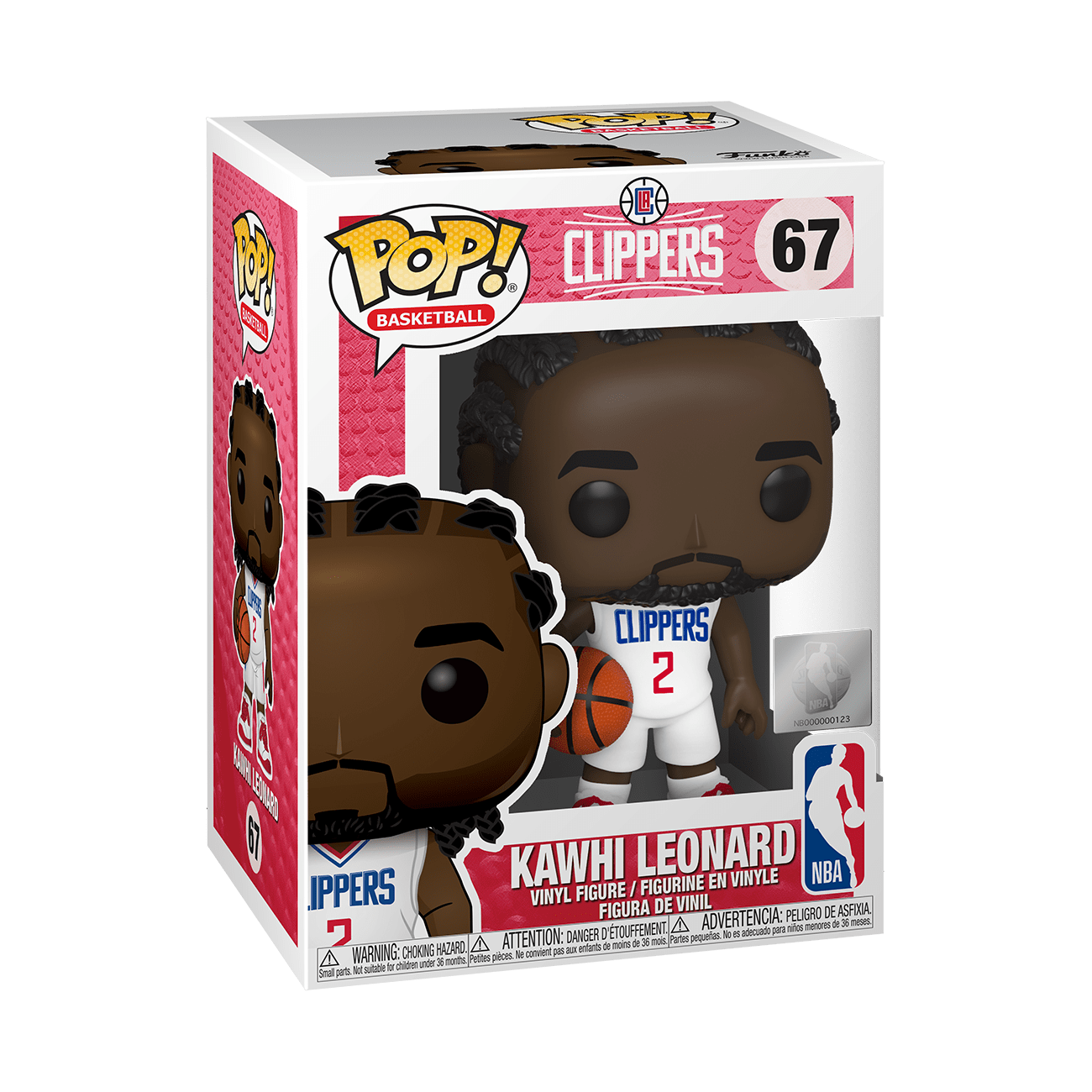 Funko! Pop Basketball Clippers Kawhi Leonard #67 | Dream ...
