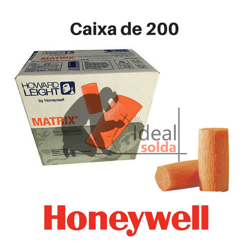 Honeywell Auriculares Tampões em espuma (caixa de 200 unidades) Honeywell Auriculares Tampões em espuma (caixa de 200 unidades)