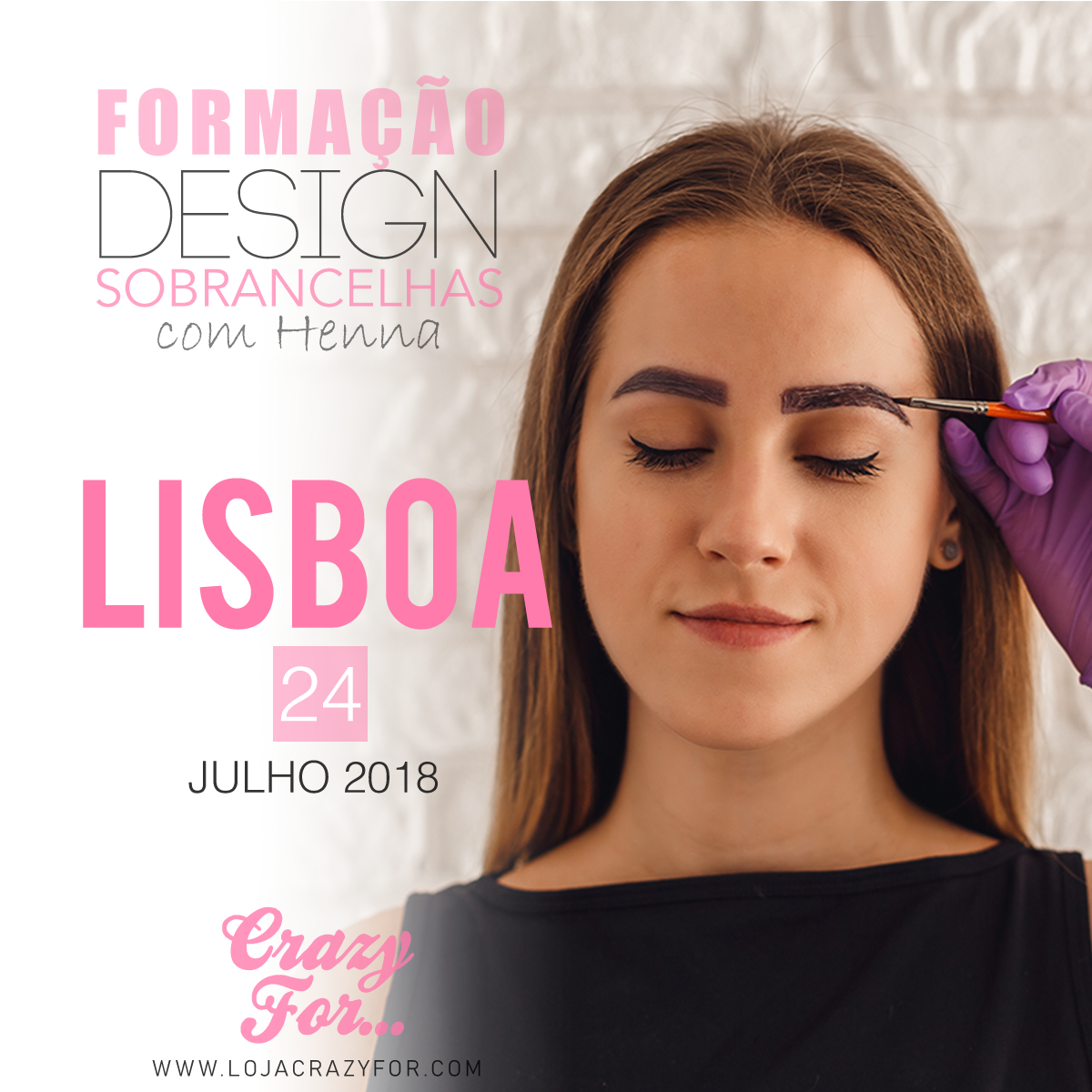 Formação Certificada de Design de Sobrancelha com Henna Formação Certificada de Design de Sobrancelha com Henna