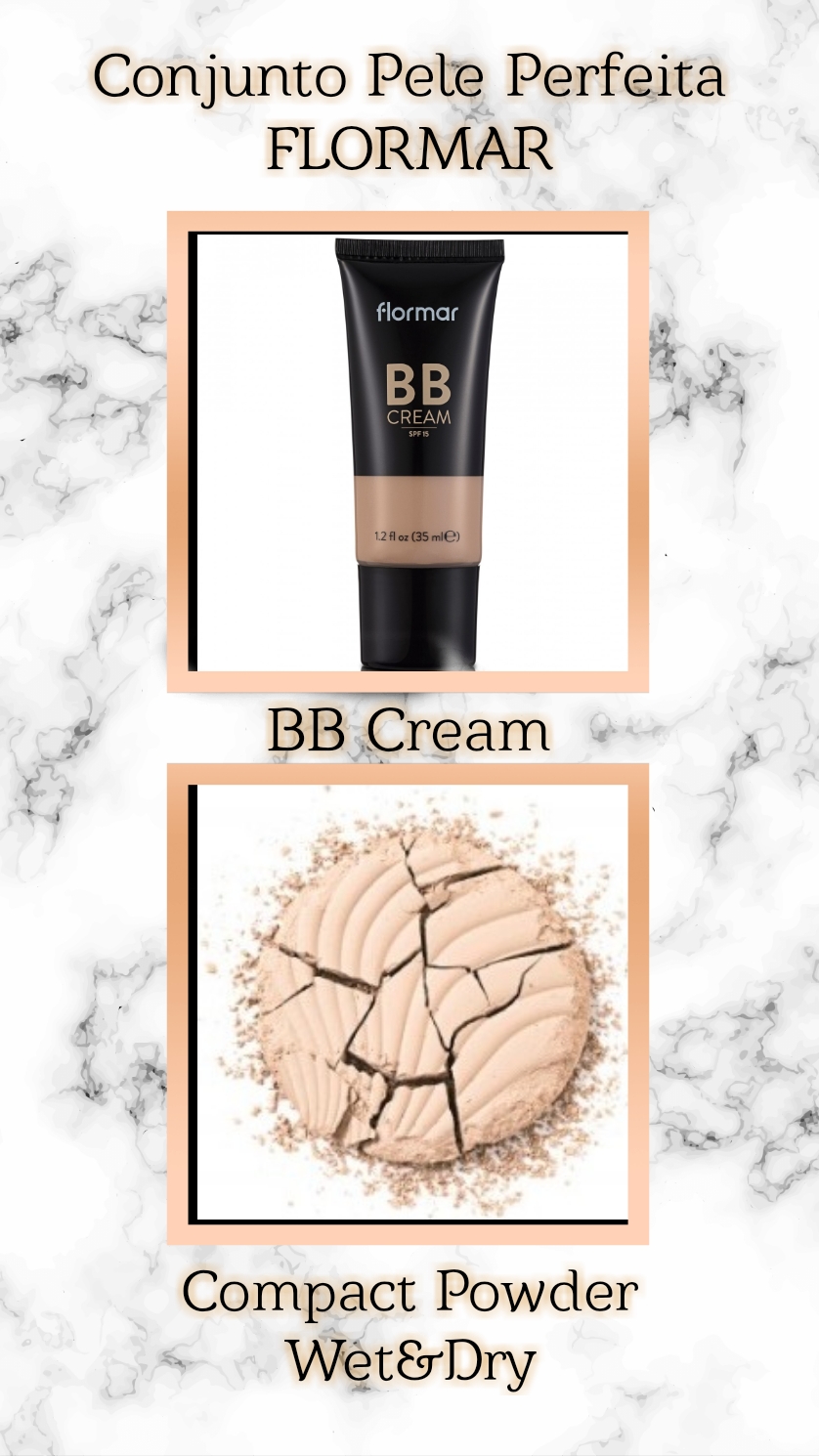 Conjunto pele perfeita FLORMAR - BB CREAM + COMPACT POWDER Conjunto pele perfeita FLORMAR - BB CREAM + COMPACT POWDER