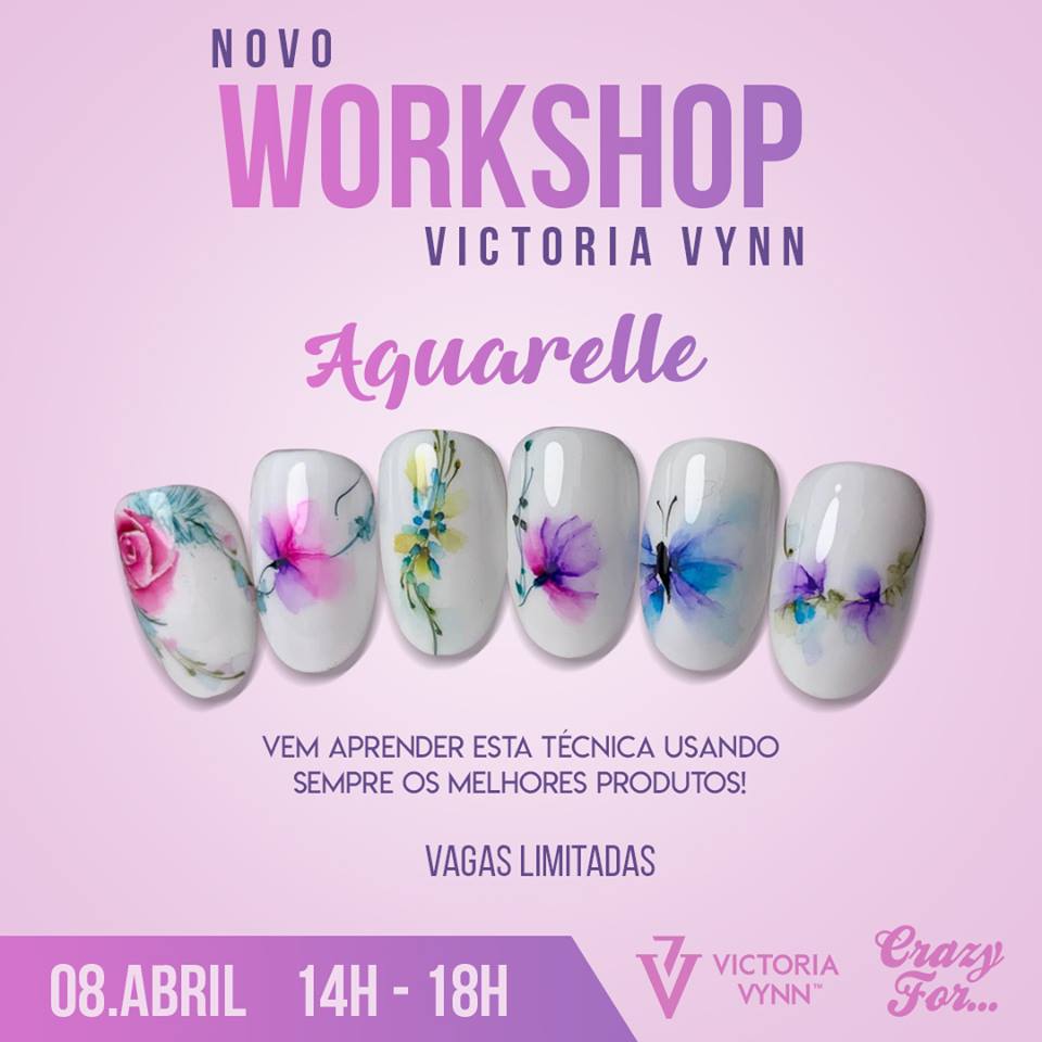 Formação Nail Art Victoria Vynn "Mix Aquarelle" Formação Nail Art Victoria Vynn "Mix Aquarelle"