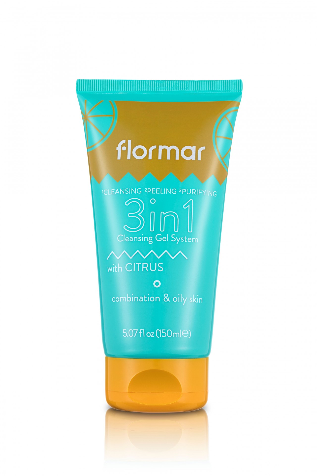 FLORMAR - 3 IN 1 CLEANSING GEL SYSTEM - CITRUS FLORMAR - 3 IN 1 CLEANSING GEL SYSTEM - CITRUS