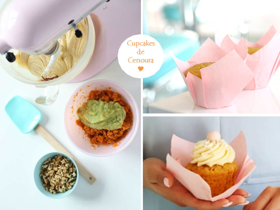 Cupcakes de cenoura Cupcakes de cenoura