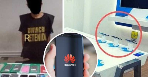 Assaltam loja de smartphones mas deixaram todos os Huawei Assaltam loja de smartphones mas deixaram todos os Huawei