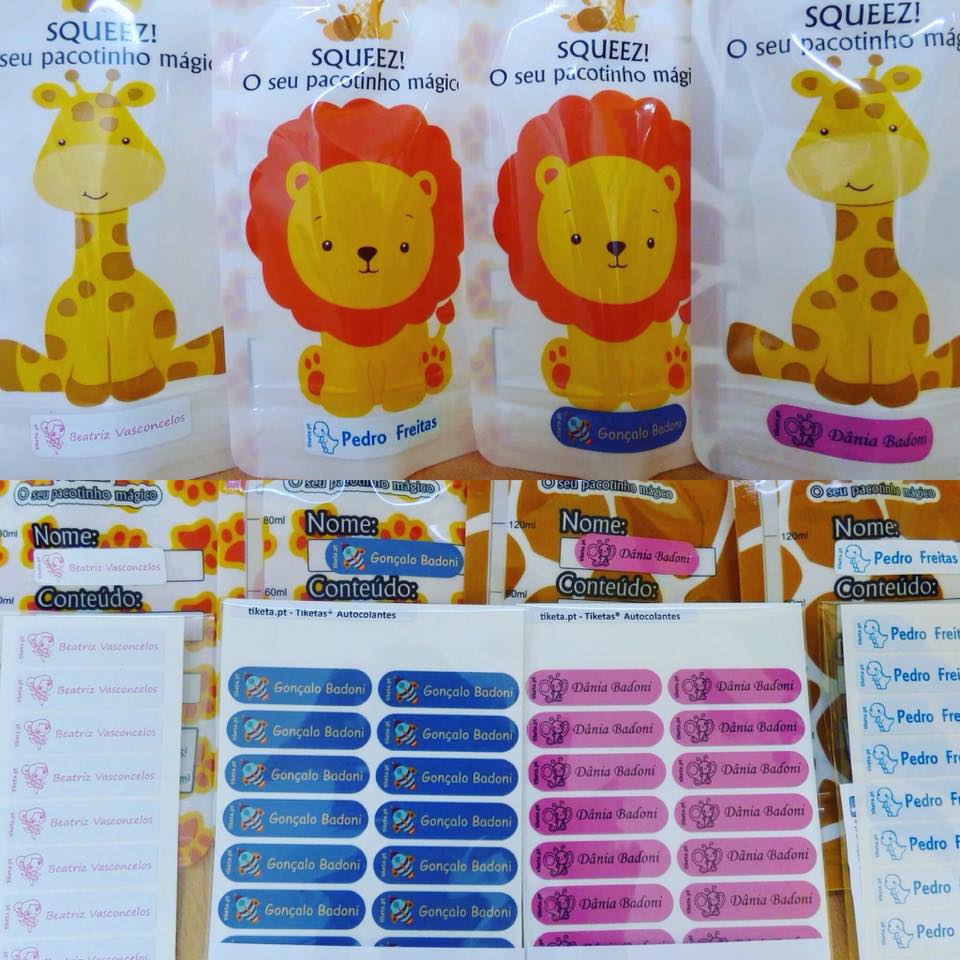 Personalize os seus pacotinhos com o nome dos vossos filhos! Personalize os seus pacotinhos com o nome dos vossos filhos!