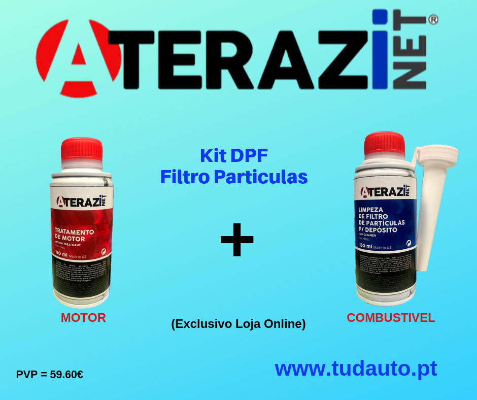 Aditivo Tratamento de Motores + Limpeza Filtro Partículas (KIT DPF) Aditivo Tratamento de Motores + Limpeza Filtro Partículas (KIT DPF)