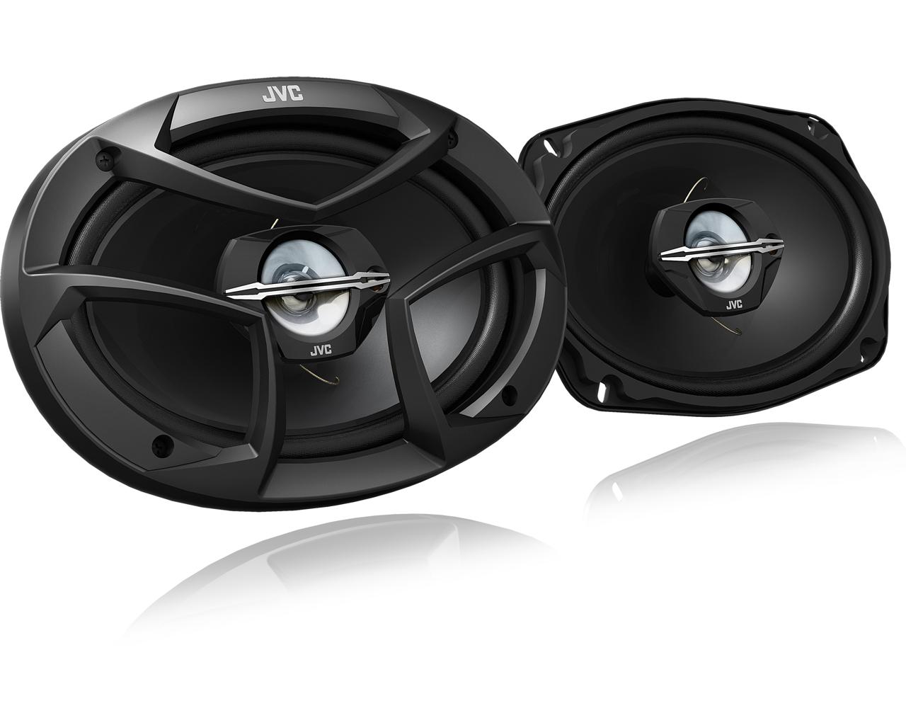 Colunas JVC CS-J6930 Coaxiais de 6 x 9" (15 x 23cm) 3 vias 400W Colunas JVC CS-J6930 Coaxiais de 6 x 9" (15 x 23cm) 3 vias 400W